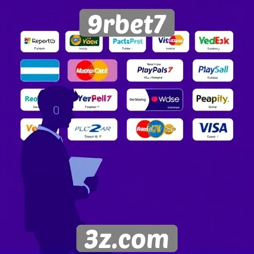 Integração de métodos de pagamento no 9rbet7